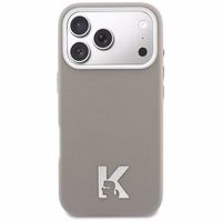 Karl Lagerfeld Karl Head Logo MagSafe futrālis iPhone 17 Pro - pelēks
