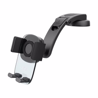 Car turētājs for mobile phone with windshield and dashboard mount zils STAR Long Neck Crystal melns