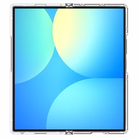 Spigen Tough Armor Pro Mag Magnētiskais viedtālruņa apvalks Samsung Galaxy Z Fold 7 - caurspīdīgs un balts