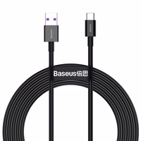 Baseus kabelis Superior USB - USB-C 2,0m melns 66W