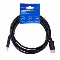 Savio CL-137 DisplayPort cable 3 m melns