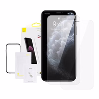 Baseus 0.3mm Pilna stikla rūdītais stikls (2gab. komplekts) iPhone XS Max/11 Pro Max 6.5 collas