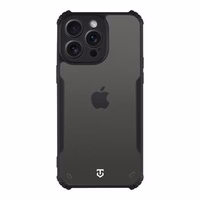Tactical Quantum Stealth Maciņš for Apple iPhone 15 Pro Max Caurspīdīgs/Melns
