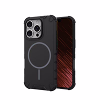 Defender 2in1 Mag maciņš for iPhone 16 Pro 6,3" melns