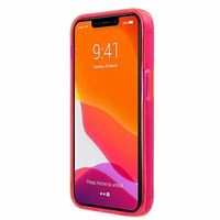 KARL LAGERFELD KLHCP13SCHTRP IPHONE 13 MINI 5.4 "rozā/rozā maciņš GLITTER CHAPETTE FLUO