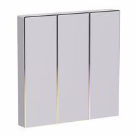 Skārienjutīgs ZigBee gaismas slēdzis Avatto TS60-EU-W3 trīskāršs TUYA (balts)