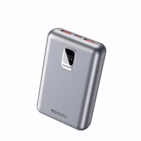 yesido Powerbank YP47 20 000 mAh 22.5W  + PD 20W led sudraba