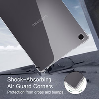 Tech-Protect FlexAir apvalks Samsung Galaxy Tab A9 / A11 - caurspīdīgs