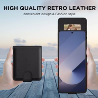 Tech-Protect Wallet viedtālruņa apvalks Samsung Galaxy Z Flip 6 / 7 Fe - melns