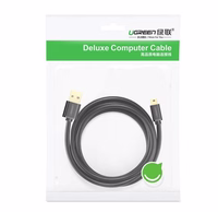 Ugreen USB cable - mini USB 480 Mbps 3 m US132 (melns)