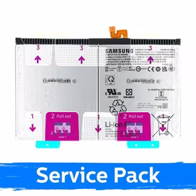 Akumulators saderīgs ar Samsung X620 / X626 Tab S10 FE+ EB-BX828ABE (Service Pack)