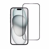 Aizsargstikls Blue Star - APP IPHONE 15 Plus/16 Plus 5D pilns pārklājums - melns