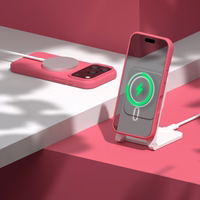 Etteri Silikona Mag maciņš for iPhone 17 Pro Max raspberry