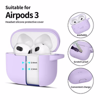 Tech-Protect Silikona apvalks Apple AirPods 3 - violets