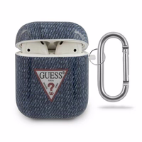 Guess GUACA2TPUJULDB AirPods apvalks tumši zils/tumši zils Jeans kolekcija