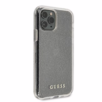 Guess GUHCN58PCGLSI iPhone 11 Pro sudrabains kietais apvalks Glitter