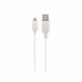 Maxlife kabelis USB - Lightning 1,0 m 2A balts