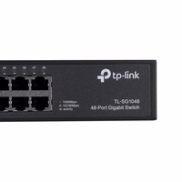 TP-Link TL-SG1048 Unmanaged Gigabit Ethernet (10/100/1000) 1U melns
