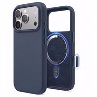 Maciņš "TM MagSafe Silicone" iPhone 17 Pro / Tumši zils /