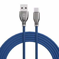 Forever Tornado kabelis USB - USB-C 1,0 m 3A tumši zils