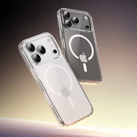 Rock Crystal Shield Sērijas Magnētiskais Viedtālruņa apvalks Iphone 17 Pro caurspīdīgs