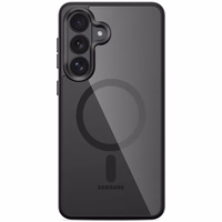 Tech-Protect Magmat MagSafe Maciņš for Samsung Galaxy S26 - caurspīdīgs melns