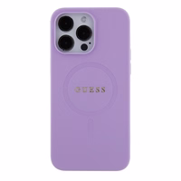 Guess GUHMP15XPSAHMCU iPhone 15 Pro Max 6.7" violets/violets cietais apvalks Saffiano MagSafe