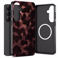 Tech-Protect Lamano MagSafe Maciņš for Samsung Galaxy S26 - brūns and melns