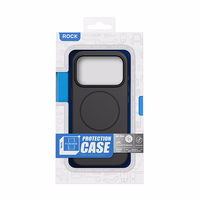 Rock Armor Matte magnētiskā sērijas viedtālruņa apvalks Iphone 17 Pro melns