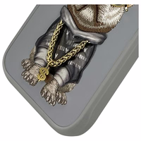 Nimmy Brilles Foršs Suns Viedtālruņa apvalks iPhone 16 Pro Max - pelēka