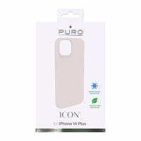 PURO ICON Maciņš Apple iPhone 14 Plus / 15 Plus maciņš (smilšu rozā)
