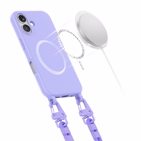 Tech-Protect MagNecklace MagSafe apvalks iPhone 16 - violets