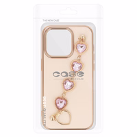 Moderns viedtālruņa apvalks Iphone 14 Plus dizains 2 gaiši rozā