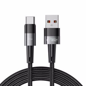 Tech-Protect UltraBoost USB-C / USB-C 66W 6A 2m kabelis - pelēks