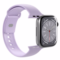 Puro Icon silikona siksniņa Apple Watch 42/44/45/49 mm - lavandas krāsas (2 gab.)