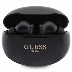 Guess GUTWST50EK TWS Bluetooth austiņas + dokstacija - melnas Classic EST
