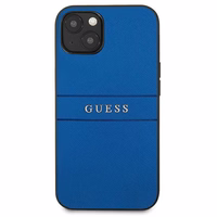 Guess Saffiano siksniņas viedtālruņa apvalks iPhone 13 mini 5.4" - zils