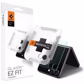 Spigen Glas.TR EZ Fit HD Rūdīts aizsargstikls Samsung Galaxy Z Flip 7 - caurspīdīgs