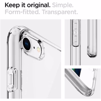 Spigen Ultra Hybrid viedtālruņa apvalks iPhone 7 / 8 / SE 2020 / SE 2022 - caurspīdīgs