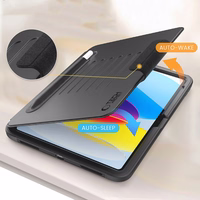 Tech-Protect SC Pen apvalks iPad 10.9" 2022 (10. paaudze) / 11" 2025 (11. paaudze) - melns