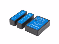 Lanberg NT-0404 network cable tester PoE tester melns, zils