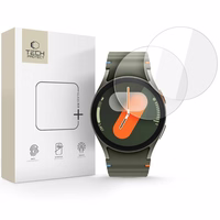 Tech-Protect Glass Fit+ 2-pack rūdītais stikls Samsung Galaxy Watch 40 / 41 / 42 / 43 / 44 mm - caurspīdīgs