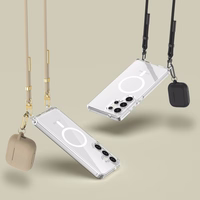 Tech-Protect FlexAir Chain MagSafe viedtālruņa apvalks Samsung Galaxy S25 - melns bēšs