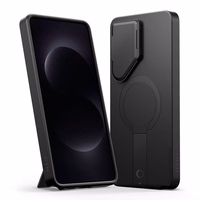 Tech-Protect Kevlar Aura MagSafe Maciņš for Samsung Galaxy S26 Ultra - melns and oranžs