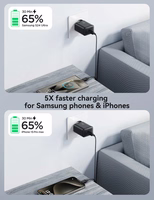 Joyroom JR-TCF23 USB-C 25W SFC / PPS / PD tīkla lādētājs - melns