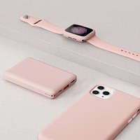 Portatīvais lādētājs Uniq Fuele mini 8000mAh USB-C 18W PD - rozā