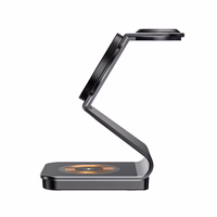 Tech-Protect QI15W-A29 3-in-1 induktīvais lādētājs ar MagSafe viedtālrunim / Apple Watch / AirPods - Melns