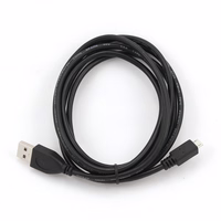 Gembird CCP-MUSB2-AMBM-1M USB cable USB 2.0 Micro-USB B USB A melns
