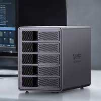 Orico 9858T3 5 Big DAS Solution ProThunder disku masīvs ar Thunderbolt 3 5 x 2,5"/3,5" SATA HDD/SSD - pelēks