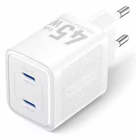 Vention 45W USB-C tīkla lādētājs, 2 porti, balts